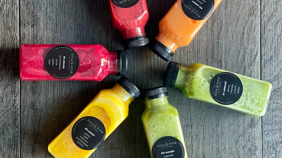 Detoks Sokowy 3 dniowy 5 soków dziennie